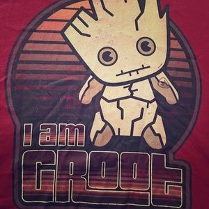 NWOT Marvel GROOT Kawaii T-SHIRT SZ M